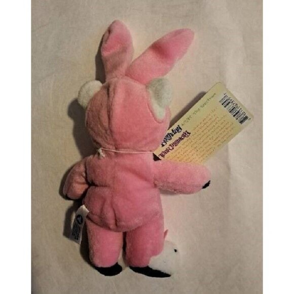 Lucky Bear Grateful Dead Plush Doll Pink Bunny Rabbit Beanie Concert Collectible - Picture 4 of 5